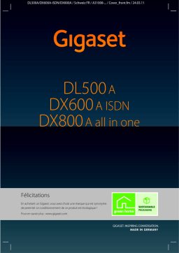 Gigaset DL500A, DX600A, DX800A | Chat IA & PDF