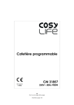 cosy Life CM 31857 Manuel utilisateur