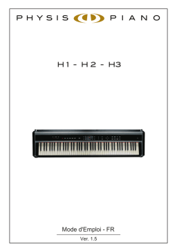 Physis Piano H1, H2, H3 Mode d'emploi + Chat IA