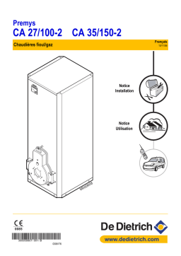 De Dietrich Premys CA 27/100-2 Manuel utilisateur