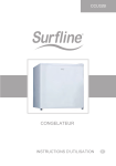 Surfline CCU32B Cong&eacute;lateur: Chat IA &amp; PDF