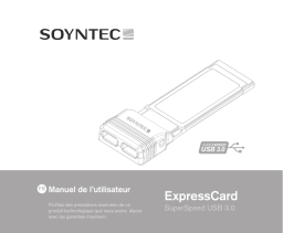 Soyntec x 2 ports Manuel utilisateur