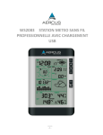 Manuel WS2083 Station M&eacute;t&eacute;o Aercus Instruments | AI Chat &amp; PDF Download