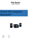 ClipSonic CH1037 Cha&icirc;ne Hi-Fi : Notice + Chat IA