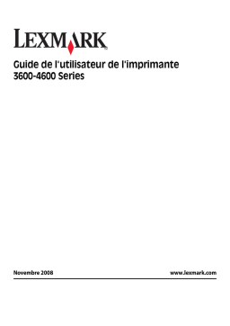 Lexmark 3600-4600 Series Guide d'Utilisateur | AI Chat & PDF Access