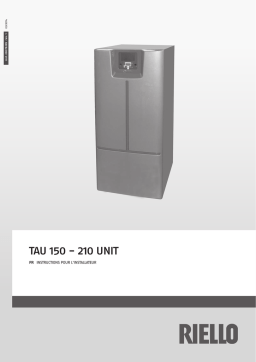 Riello TAU UNIT 210 Manuel utilisateur