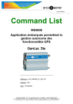 GenLoc 31e Liste de Commandes | AI Chat &amp; PDF Access