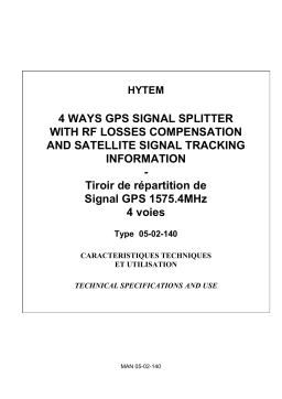 HYTEM 05-02-140 Répartiteurs GPS: IA Chat et PDF