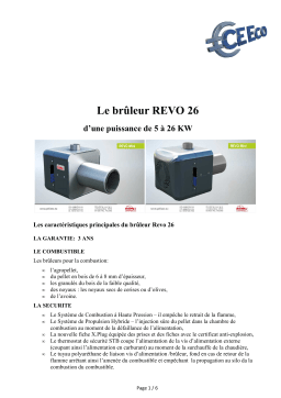 Pellas X Revo 26 Manuel utilisateur