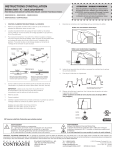 &Eacute;clairage Contraste 3000 ISMR3000E35 Guide d'installation