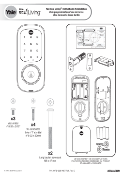 Yale Real Living YRD220: Instructions + Chat IA