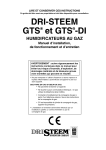 DRI-STEEM GTS 300 Manuel utilisateur