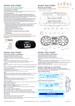 SPARC SHD-ITR2BT Guide de démarrage rapide | AI Chat