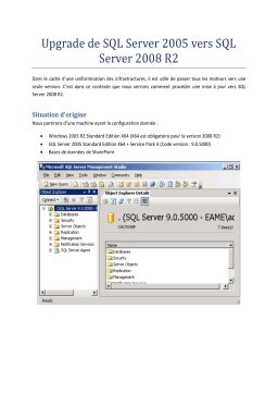 SQL Server 2005/2008 R2 : Guide de mise à niveau | AI Chat & PDF Download