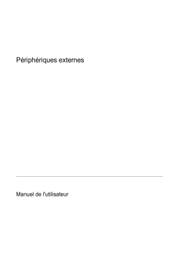 Manuel d'utilisation des périphériques externes HP | AI Chat & PDF Download