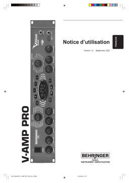 BEHRINGER V-AMP PRO : Notice d'utilisation + AI Chat