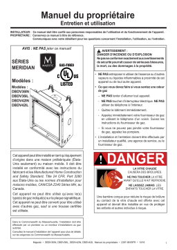 MERIDIAN DBDV36IN+ Manuel d'utilisateur AI et PDF