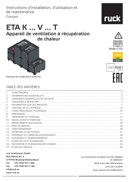 Ruck ETA K 5000 V OOJL T Manuel du propriétaire