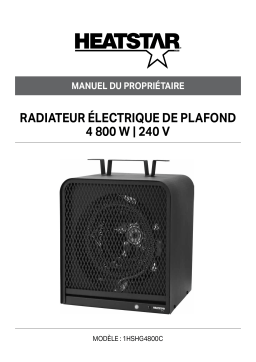 Manuel d'utilisation HeatStar 1HSHG4800C + Chat IA