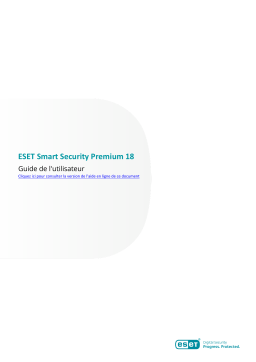 ESET Smart Security Premium 18 : IA et PDF