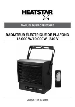 Heatstar 1HSHG15000C Manuel de l'utilisateur + IA Chat