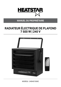 2HSHG7500C Radiateur : Manuel PDF & IA