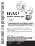 NOVO 80150310 85UF-DF Softener Home Manuel du propri&eacute;taire