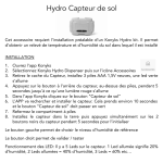 Konyks HYDRO Capteur de sol Guide d'installation