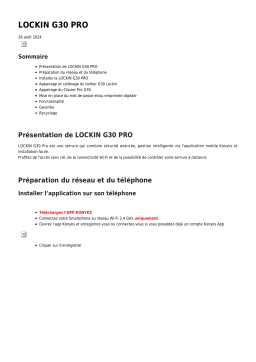 Konyks G30 Pro Manuel d'utilisation | AI Chat