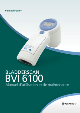 Verathon BLADDERSCAN BVI 6100 Manuel utilisateur