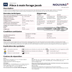 Nouvag Jacob Pi&egrave;ce &agrave; main forage : Mode d'emploi + Chat IA