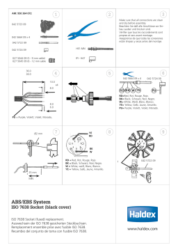 Haldex ABS/EBS System ISO 7638 Socket Guide d'installation