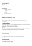 Camini Solar Air: Manuel d'utilisation, IA Chat et PDF