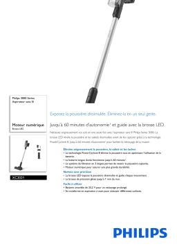 Philips 3000 Series XC3031: Chat IA et PDF