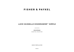 Fisher and Paykel DD24STX6HI1 Mode d'emploi