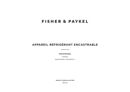 Fisher and Paykel RS2474S3RH1 Mode d'emploi