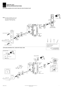 Serrure à mortaise Taymor: Instructions + Chat IA