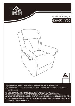 Manuel Fauteuil Inclinable 839-571V00 | AI Chat & PDF