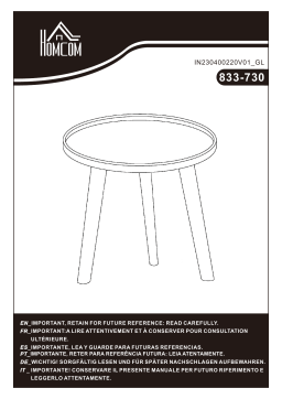 833-730 Manuel d'utilisation | Chat IA et téléchargement PDF