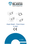 Bilanciai WEIGHING INDICATOR APPLICATIONS FLYNET50 SingleWeight Manuel du propri&eacute;taire