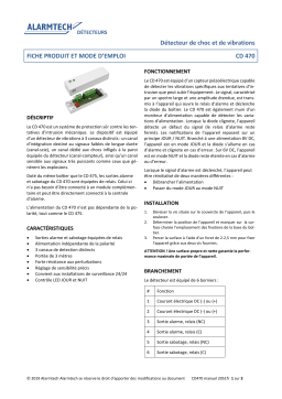 Alarmtech CD 470 : Manuel, Chat IA et PDF