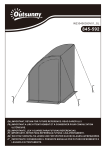 Outsunny 845-592: Manuel d'utilisation + Chat IA