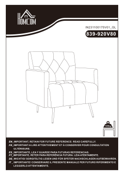 Manuel d'utilisateur 839-920V80 | Chat IA et PDF