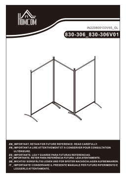 830-306, 830-306V01 HOMCOM : Chat IA et téléchargement PDF
