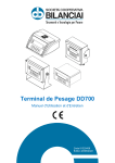 Bilanciai WEIGHING INDICATOR DD700 Manuel du propri&eacute;taire