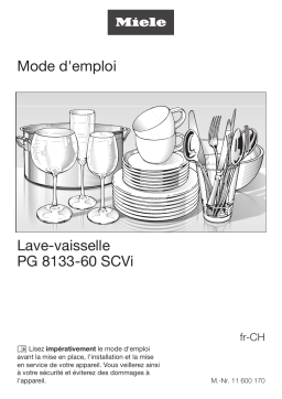 Miele PG 8133-60 SCVi : Mode d'emploi + AI Chat