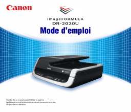 imageFORMULA DR-2020U : Mode d'emploi + AI Chat