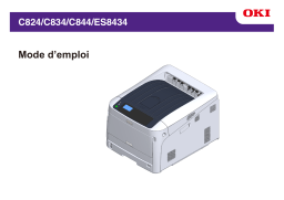 OKI C824, C834, C844, ES8434: Mode d'emploi + AI Chat