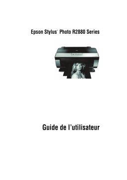 Epson Stylus Photo R2880: Guide d'utilisation + Chat IA