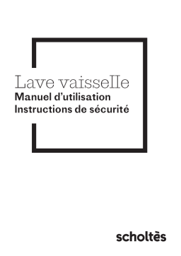 Scholtès Lave-vaisselle: Manuel d'utilisation | AI Chat